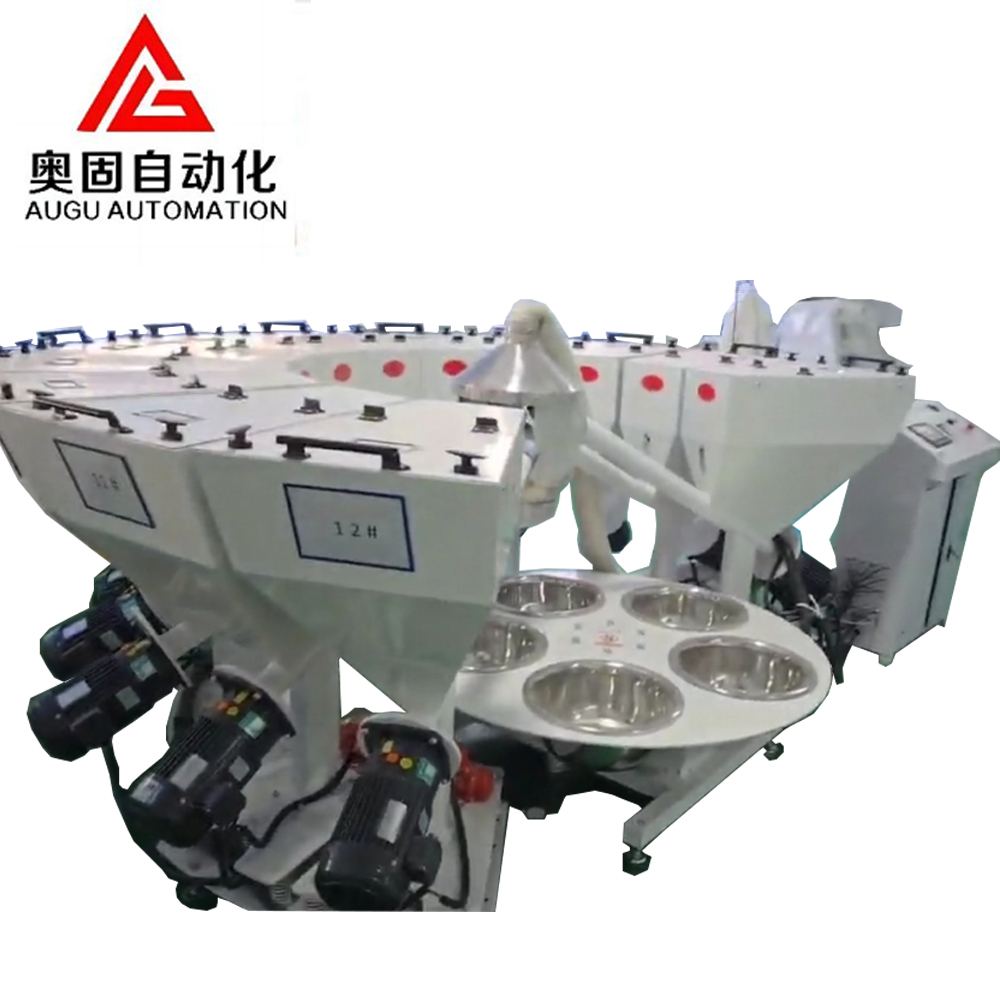 Augu 10-Stasiun Peralatan Mixer Sistem Timbangan: stabil, akurat lan disesuaikan