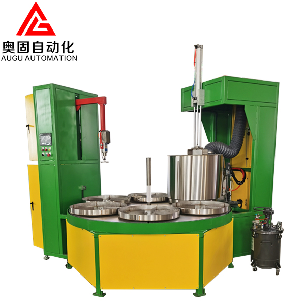 Green Ban Inner Side Insulation Fluid Spraying Machine