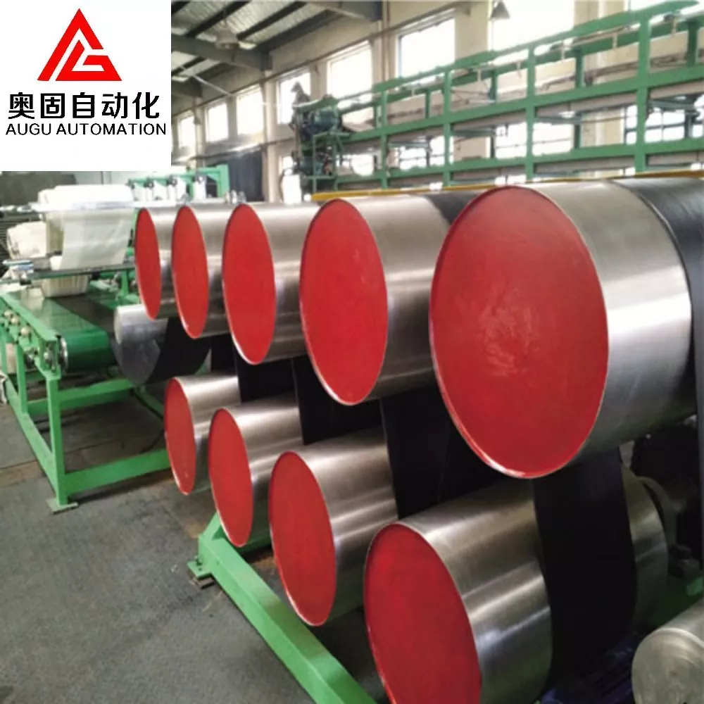 Karet Sheet Nine-Roller Cooling Line